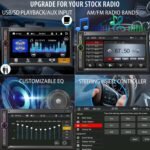 Double Din Car Stereo with Bluetooth: 7inch HD Car Multimedia Receiver – Car Audio MP5 Player | LCD Capacitive Touchscreen | Phonelink | Backup Camera | USB/SD/AUX Input | AM FM Car Radio | SWC - Image 5