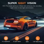 2.5K Car Dash Cam, VEEMENT Dash Camera for Cars, 1440P Car Dash Camera with APP, WiFi Dash Cams with WDR Night Vision, 24/7 Parking Monitor Dashcam, 160°Wide, G-Sensor, Mini Dash Cam - Image 5