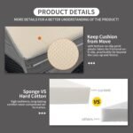 3 Pieces Patio Furniture Set Outdoor Sectional Wicker Patio Furniture Patio Couch with Ottoman and Outdoor Storage Table All-Weather Anti-Slip Cushions Waterproof Covers, Light Grey - Image 5