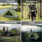 Night Cat Upgraded Backpacking Tents 1 2 Persons Easy Clip Setup Camping Tent Adults Scouts Heavy Rainproof Compact Lightweight - Image 4
