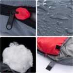 BISINNA Sleeping Bag with Pillow - 4 Season Backpacking Sleeping Bag Lightweight Waterproof Warm and Washable for Adults, Kids, Women, Men's Outdoors Camping, Hiking, Mountaineering - Image 4