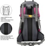 Bseash 60L Waterproof Hiking Camping Backpack with Rain Cover, Large Outdoor Sport Travel Daypack Rucksack for Climbing - Image 4