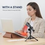Handheld Red Light Therapy with Stand,Near Infrared Light Therapy Devices for Pain Relief Joint and Muscle Pain for Pets(4 * 808nm+14 * 650nm) - Image 3