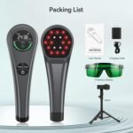 Handheld Red Light Therapy with Stand,Near Infrared Light Therapy Devices for Pain Relief Joint and Muscle Pain for Pets(4 * 808nm+14 * 650nm) - Image 6
