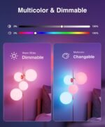 Beantech Wi-Fi Smart Light Bulb, Full Color Changing Light Bulb(RGB+W) 2 Pack-Compatible with Alexa and Google Assistant, Multicolor, (WB5-2p) - Image 7