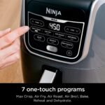 Ninja AF161 Max XL Air Fryer that Cooks, Crisps, Roasts, Bakes, Reheats and Dehydrates, with 5.5 Quart Capacity, and a High Gloss Finish, Grey - Image 3