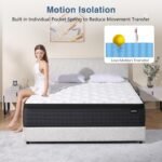 Full Size Mattress, 12 Inch Hybrid Memory Foam Full Mattress in a Box, Pressure Relief, Medium Firm, CertiPUR-US - Image 5