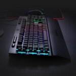 Redragon K512 Shiva RGB Backlit Membrane Gaming Keyboard with Multimedia Keys, Linear Mechanical-Feel Switch, 6 Extra On-Board Macro Keys, Dedicated Media Control, Detachable Wrist Rest - Image 6