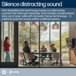 Poly Studio 4K USB Video Conference System (Plantronics) - Camera, Microphone, & Speaker Bar for Small & Medium Conference Rooms - Auto Framing & Tracking - Teams/Zoom Certified - Amazon Exclusive - Image 5