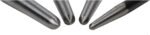 K Tool International 71600 4 Piece Pry Bar Set for Garages, Repair Shops, and DIY, Lady Slipper Style, Heavy Duty Heat Treated Steel, Rolling Head, Organizing Case, Includes Sizes 6", 12", 16", 20" - Image 4