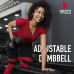 Keppi Adjustable Dumbbells Set-25lb/40lb/55lb/60lb, Anti-Slip Metal Fast Adjust Weight Handle, Exercise & Fitness for Full Body Workout - Adjustable Dumbbell Series - Image 6