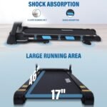 Treadmills for Home, 350 lbs Capacity, 10 MPH, 3.0HP Incline Treadmill with Bluetooth APP, 17 * 46" Belt, Running Threadmills Machine, LCD Display, 36 Programs - Image 5