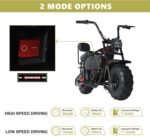 Oryxearth Powered Motorcycle Mini Bike for Kids, 36V Battery,1000W Motor Electric Dirt Bike - Image 3