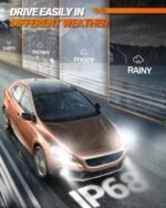 SEALIGHT H11 H8 H16 LED Fog Light Bulbs or DRL, Real 360° illumination Fog Bulbs, 6000K 400% Brightness Upgraded, H16 Front Fog Lamp,Non-polarity, Pack of 2, Plug&Play - Image 5