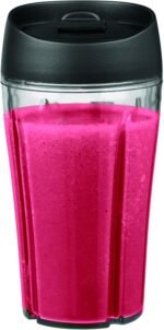 Oster Pro 1200 Smoothie Blender with Glass Jar & 24oz To-Go Cup, Countertop Kitchen Blender with 7 Speeds, 1200W Power, Brushed Nickel - Image 6