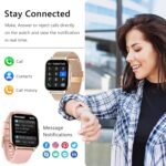 Smart Watch 45mm for Women Men(Dial/Answer Calls), 2.0" Fitness Tracker Watch with Heart Rate/Blood Pressure/Blood Oxygen Monitor for Android iOS - Image 4
