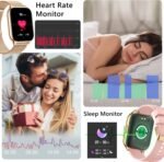 Smart Watch 45mm for Women Men(Dial/Answer Calls), 2.0" Fitness Tracker Watch with Heart Rate/Blood Pressure/Blood Oxygen Monitor for Android iOS - Image 6