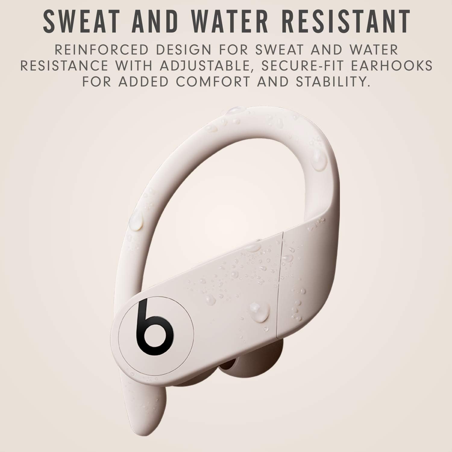 Beats Powerbeats Pro Wireless Earbuds - Apple H1 Headphone Chip, Class 1 Bluetooth Headphones, 9 Hours of Listening Time, Sweat Resistant, Built-in Microphone - Ivory - Image 4