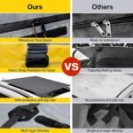 WILDROAD Car Roof Bag Rooftop Cargo Carrier, 21 Cubic Feet Waterproof Roof Luggage Cargo Carrier Bag with Anti-Slip Mat for All Cars Vehicles SUV with/without Rack (21 Cubic Feet) - Image 4