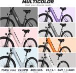 Qlife Cityone 26" Electric Bike for Adults, Peak 1000W/750W Step-Through Ebike, 40-55Miles Range, Up to 25Mph/22Mph, UL2849 Certified Removable Battery Ebikes with 7 Speed, Commuter E Bicycle - Image 3