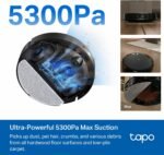 Tapo Ultra-Slim LiDAR Smart Navigation Robot Vacuum and Mop, 5300Pa Max, 97%+ Dust Pickup, Customizable Cleaning, Self-Charging, Works w/Alexa & Google Home, RV20 Max - Image 3