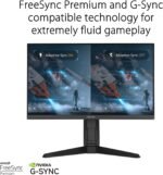 ASUS TUF Gaming 24” (23.8” viewable) 1080P Monitor (VG249QL3A) - Full HD, 180Hz, 1ms, Fast IPS, ELMB, FreeSync Premium, G-SYNC Compatible, Speakers, DisplayPort, Height Adjustable, 3 Year Warranty - Image 4