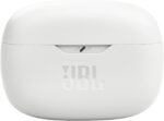 JBL Vibe Beam - True Wireless JBL Deep Bass Sound Earbuds, Bluetooth 5.2, Water & Dust Resistant, Hands-free call with VoiceAware, Up to 32 hours of battery life (White) - Image 4