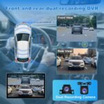 6+128GB 13 inch Double Din Touch Screen Android Car Stereo with Front and Rear Camera Octa Core Android 13 QLED Bluetooth GPS Radio DSP AM FM RDS SWC WiFi MIC - Image 4