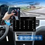 6+128GB 13 inch Double Din Touch Screen Android Car Stereo with Front and Rear Camera Octa Core Android 13 QLED Bluetooth GPS Radio DSP AM FM RDS SWC WiFi MIC - Image 6