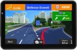 GPS Navigation for Car, Latest 2025 Map 7 inch Touch Screen Car GPS, Voice Turn Direction Guidance, Support Speed and Red Light Warning, Pre-Installed North America Lifetime map Free Update - Image 3
