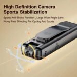 Generic 1080p Action Camera, 180 Wide-Angle, Infrared Night Vision, Motion Stabilization, Portable & Anti-Shake, Suitable for Outdoor Sports, Work, and Driving Recording - Image 6