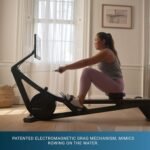 Hydrow Wave Rowing Machine with 16" HD Touchscreen & Speakers - Foldable | Live Home Workouts, Subscription Required - Image 5