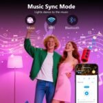 DAYBETTER Smart Light Bulbs, Smart Bulb That Compatible with Alexa & Google Home, 2.4G WiFi Bluetooth Alexa Light Bulbs, RGBCW Color Changing LED Light Bulb, 60W Equivalent, 800LM, 6Pack - Image 4