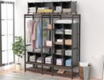 HOMIDEC Closet Organizers and Storage, 12 Cube Storage Organizer, Portable Closet Organization Clothes Shelves for Kids, Closet, Bedroom, Bathroom, Office, Black - Image 5