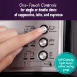 Mr. Coffee Espresso and Cappuccino Machine Stainless Steel Programmable Coffee Maker with Automatic Milk Frother 15-Bar Pump Ideal for Home Baristas - Image 4