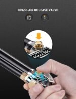 Heavy Duty Tire Inflator with Pressure Gauge, 16.5 Inch Extended Dual Head Air Chuck with Pressure Gauge, 10-120 PSI, Semi Truck Tire Chuck for Rv Car Air Compressor Accessories - Image 4