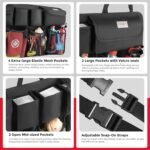 SURDOCA Hanging Trunk Organizer for SUV, [UPGRADED 7 Times] Car Organizers and Storage, Car Accessories Interior, Space Saving Expert - Image 4