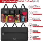 SURDOCA Hanging Trunk Organizer for SUV, [UPGRADED 7 Times] Car Organizers and Storage, Car Accessories Interior, Space Saving Expert - Image 5