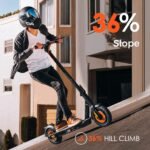 Inmotion Climber 750W Dual Motor Electric Scooter - 36% Hill Climb, 23.7mph Speed, 35 Mile Range, 10" Pneumatic Tires, Dual E-Brakes Rear Disc, 287LBS Load - for Mountain & Hilly Terrains - Image 4