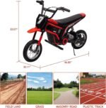 Kids Electric Dirt Bike, 24-Volt 350-Watt Electric Motorcycle, Up to 14.29 MPH, for Kids 8-14, 3-Speed Modes, Maximum Load 135 Lbs. - Image 7