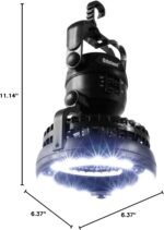 Odoland Portable LED Camping Lantern with Ceiling Fan - Hurricane Emergency - Image 5