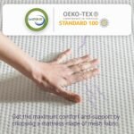 NapQueen 8 Inch Twin Size Mattress, Bamboo Charcoal Memory Foam Mattress, Bed in a Box - Image 5