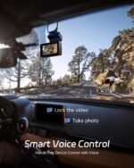 Pelsee P3 4K Dash Cam Front and Rear, 64GB SD Card, 4K+1080P Dual Dash Camera for Cars with Wi-Fi, GPS, ADAS, BSD, LCA, 3’’ IPS Display Car Camera, APP & Voice Control, Night Vision, 24H Parking Mode - Image 4