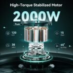 Jasion RetroVolt Pro Electric Bike for Adults, [2000W Peak Motor & 38 MPH & 90-Miles], 52V 20AH Removable Battery, Hydraulic Brakes EBike, 20'' X 4'' Fat Tire Electric Dirt Bike - Image 3