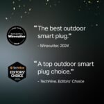 TP-Link Tapo Matter Outdoor Smart Plug, 2 Individual outlets, IP65 Weather Resistance, Works with Apple Home, Alexa, Google Home, Long Wi-Fi Range, 2.4G Wi-Fi Only, ETL Certified(Tapo P400M) - Image 3