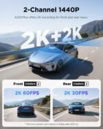 VIOFO A229 Plus Dash Cam Front and Rear, Dual STARVIS 2 Sensors, 2 Channel HDR, 1440P+1440P Voice Control Car Dash Camera, 5GHz Wi-Fi, Support 512GB Max, Voice Control, Ultra-Precise GPS - Image 3