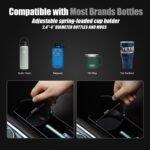 Car Seat Gap Filler Organizer, 2 Pack Multifunctional Car Seat Organizer with Adjustable Cup Holder, Universal Car Seat Storage Box for Phone, Glasses - Image 4