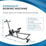 Stamina Hydraulic Rower Machine with Smart Workout App - Rowing Machine with Adjustable Resistance for Home Gym Fitness - Image 4