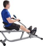 Stamina Hydraulic Rower Machine with Smart Workout App - Rowing Machine with Adjustable Resistance for Home Gym Fitness - Image 8