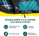 Bessport Sleeping Bag Winter | Flannel Lined 18℉ - 32℉ Extreme 3-4 Season Warm & Cool Weather Adult Sleeping Bags Large | Lightweight, Waterproof for Camping, Backpacking, Hiking - Image 5